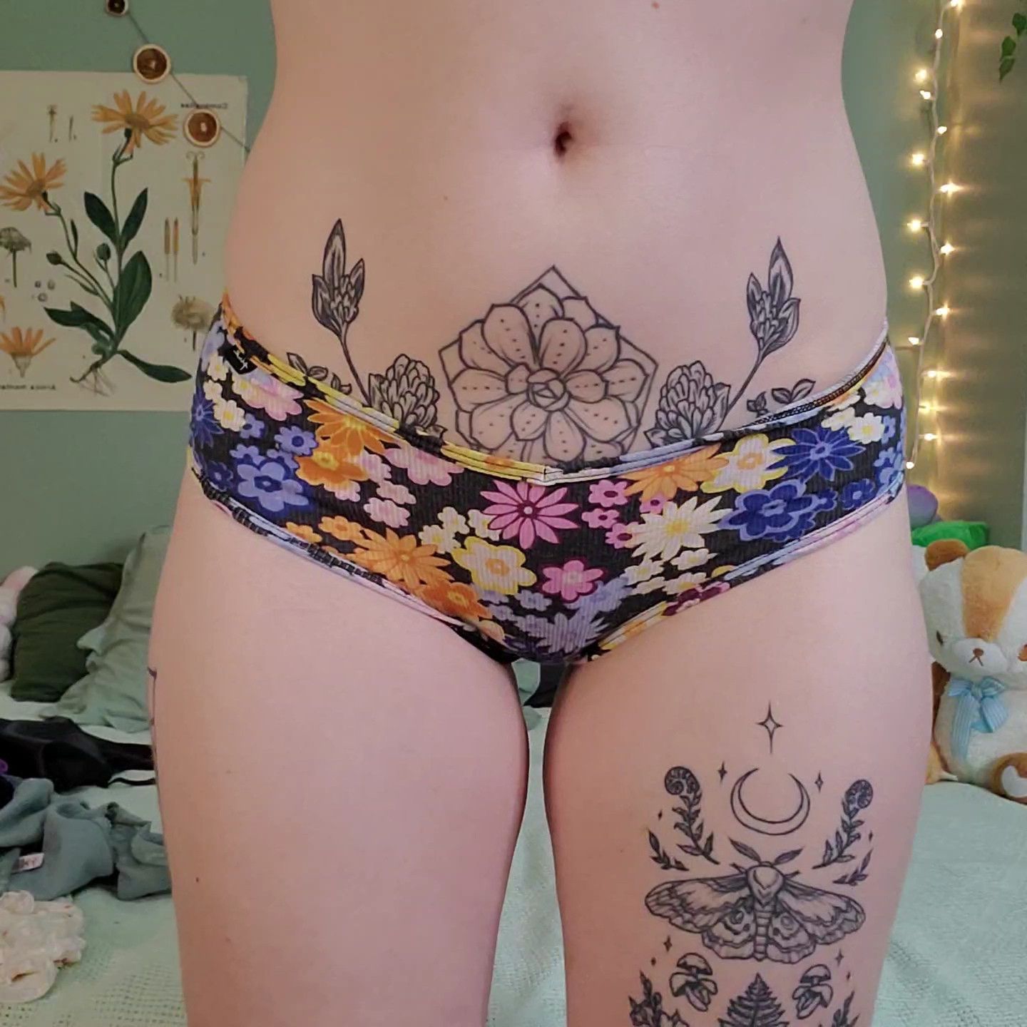 Flower Print Panty