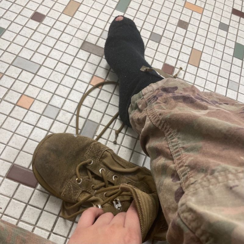 stinky army soldier socks