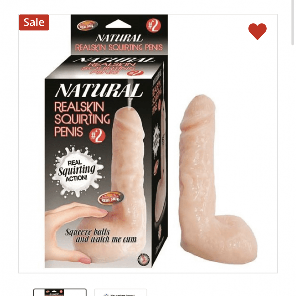 buy me a new toy real skin squirting penis