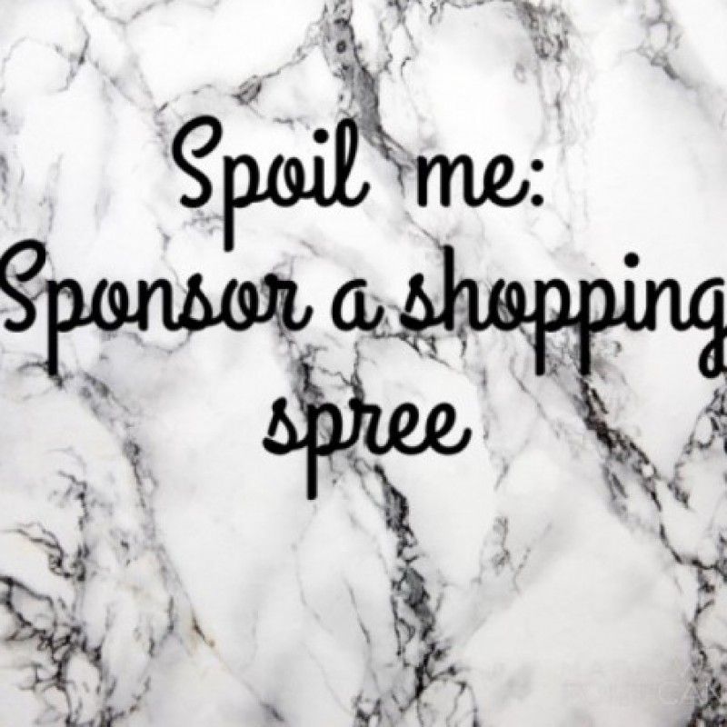 Spoil Me : Sponsor a shopping spree