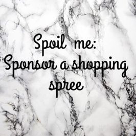 Sponser a shopping spree