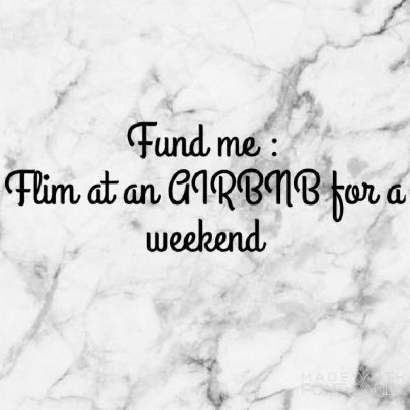 Fund me: Fliming weekend