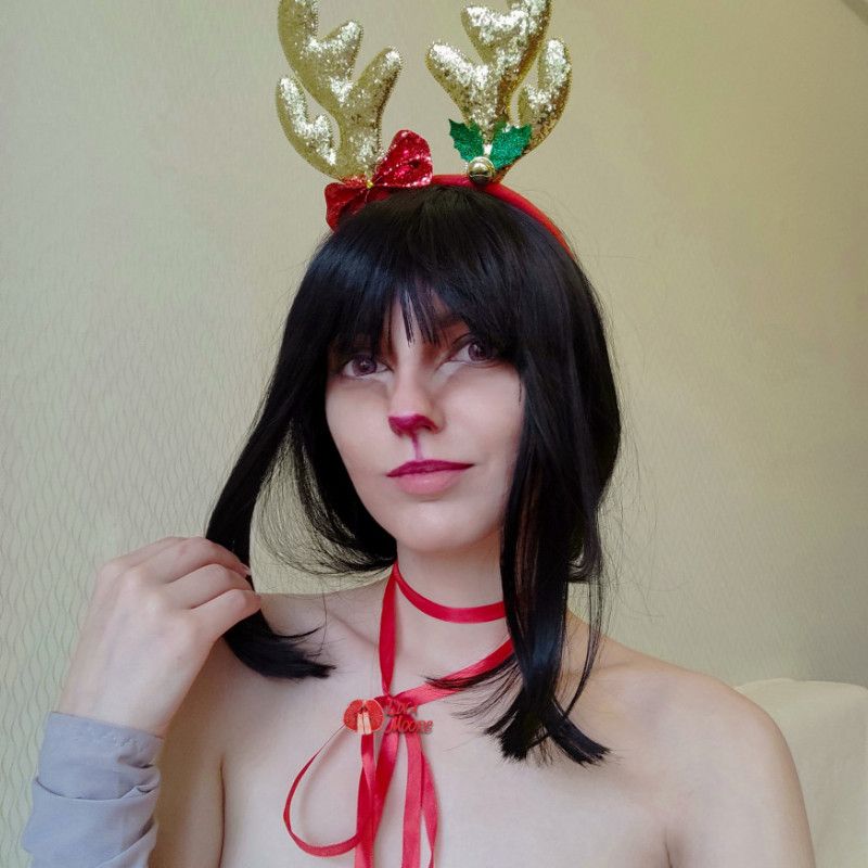 Christmas deer photoset