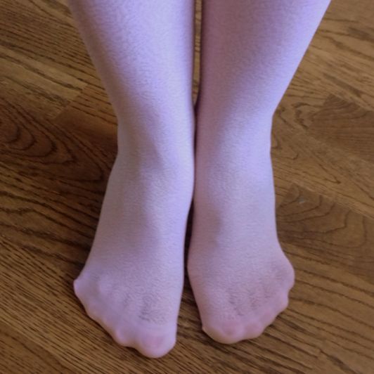 pink knee socks