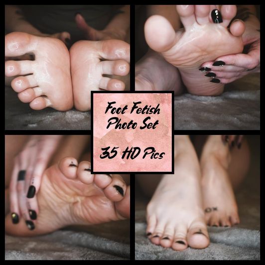 Foot Fetish Photo Set: 35 Pictures