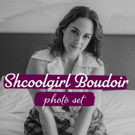 School Girl Boudoir Photo Set