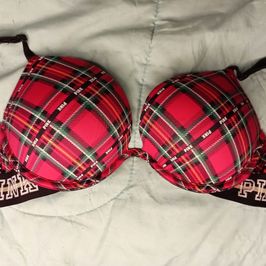 VS PINK Super Push Up Multicolor Bra