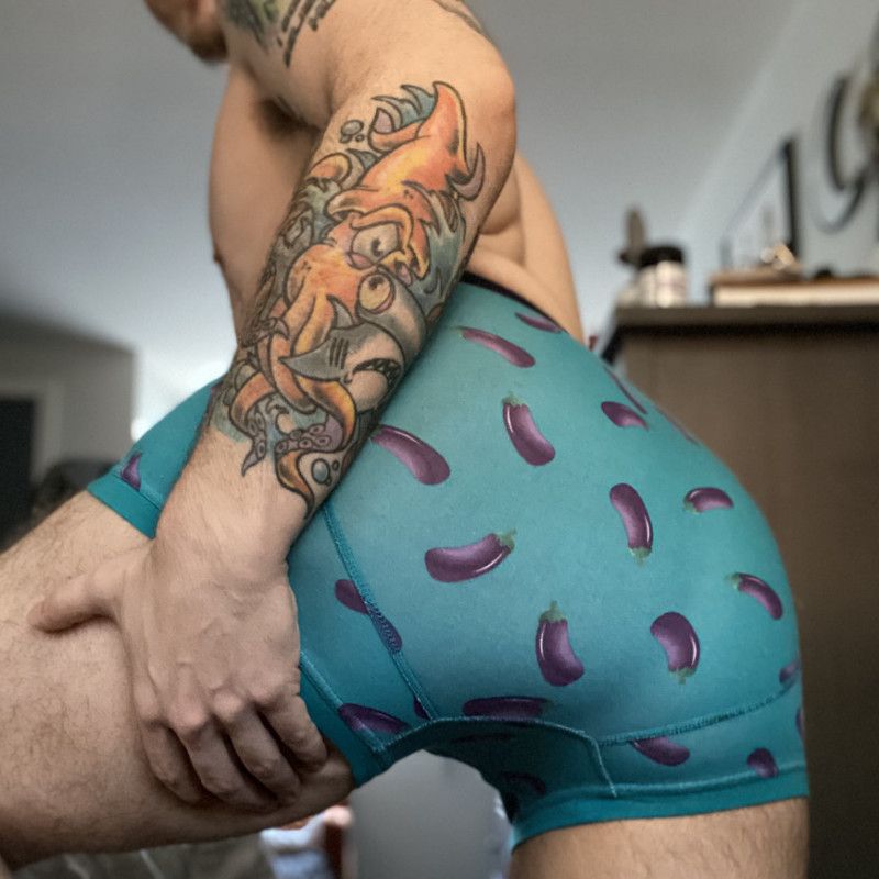 Eggplant Emoji Undies