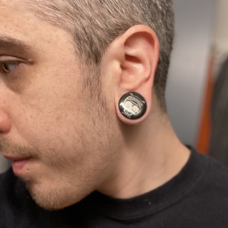 Skull Plugs 19mm