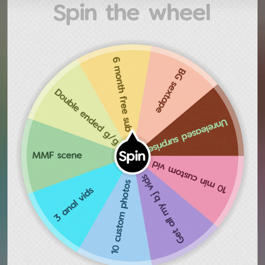Spin The Wheel Twice