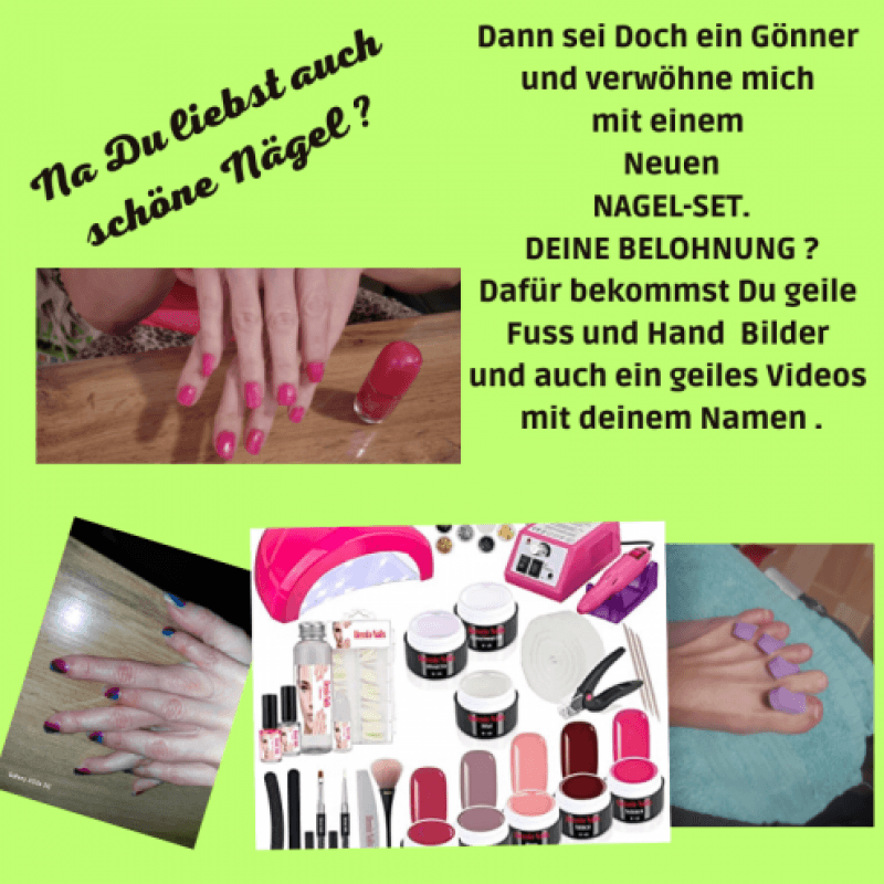 Ein Nagel Set damit ich Strahle