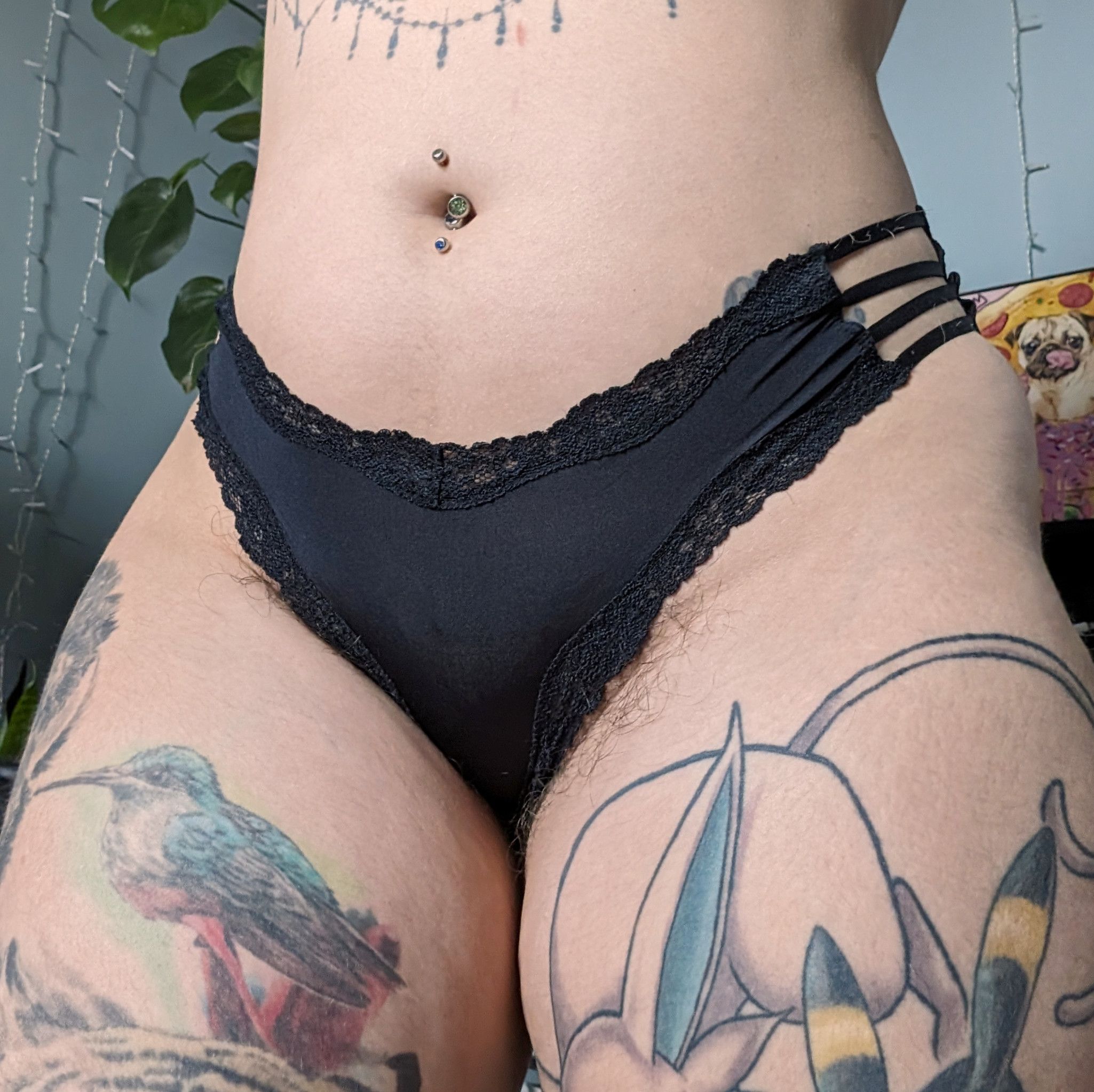 Black Satin Cheeky