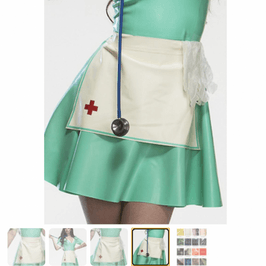 Gift Me This Latex Nurse Apron