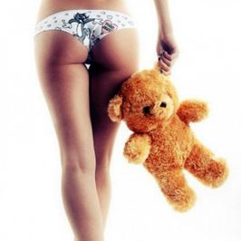 Stuffed teddy bear that Ive squirted on!