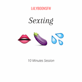 10 Minutes Sexting Session