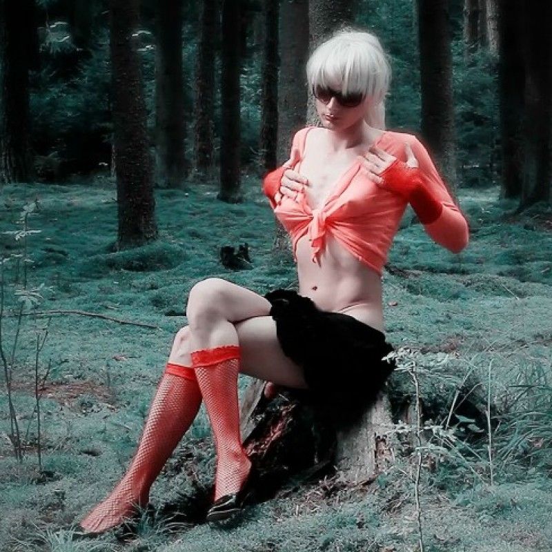 Photosession in the forest