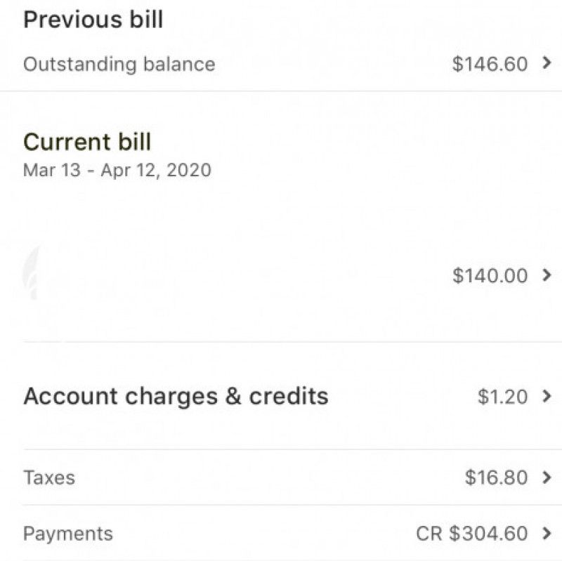 MAJORLY OUTSTANDING PHONE BILL GRRR