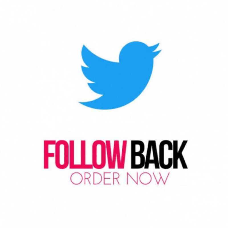 Follow back on Twitter