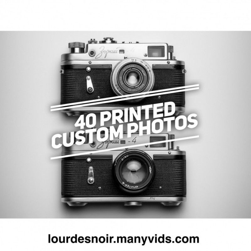 40 Printed Custom Photos