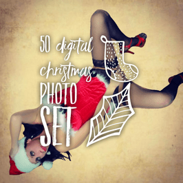 50 Digital Christmas Photo Set