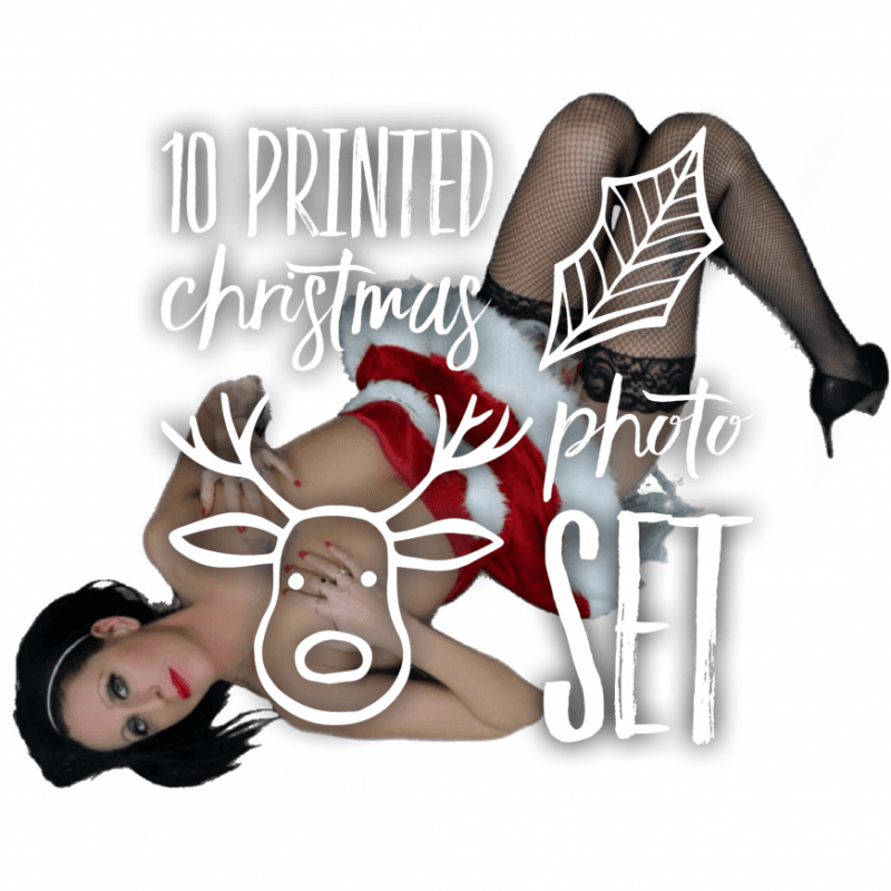 10 Printed Christmas Photo Set