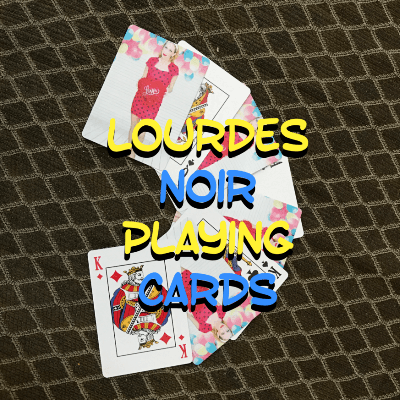 Lourdes Noir Playing Cards