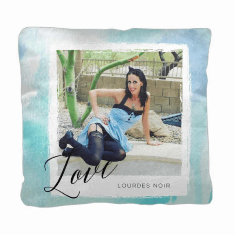 Lourdes Noir Pillow