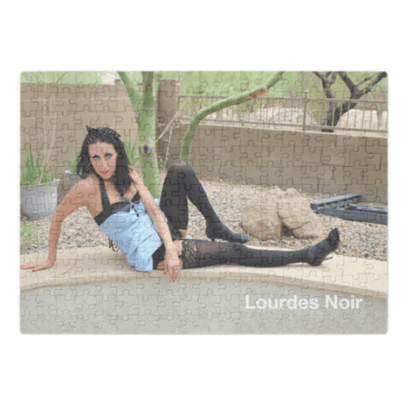 Lourdes Noir Pinup Jigsaw