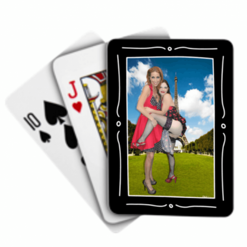 Lourdes Noir Playing Cards