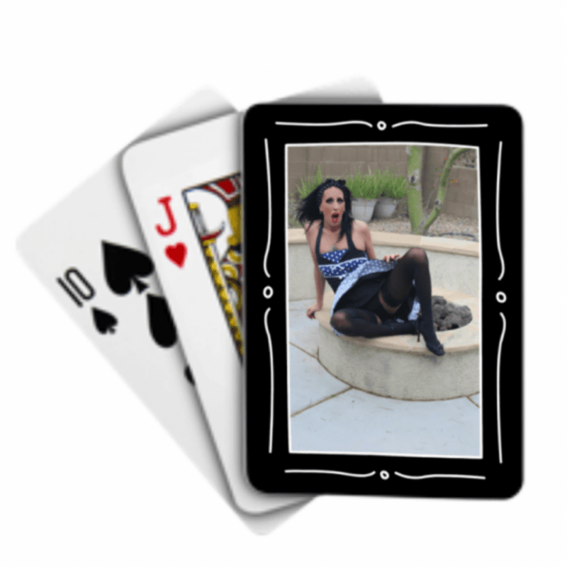 Lourdes Noir Playing Cards