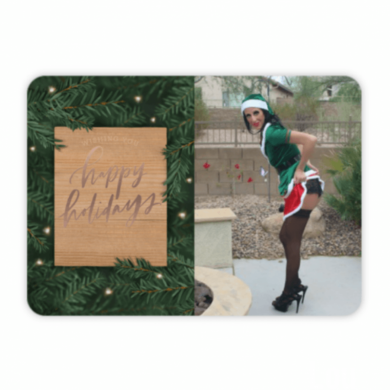 Lourdes Noir Christmas Card Message