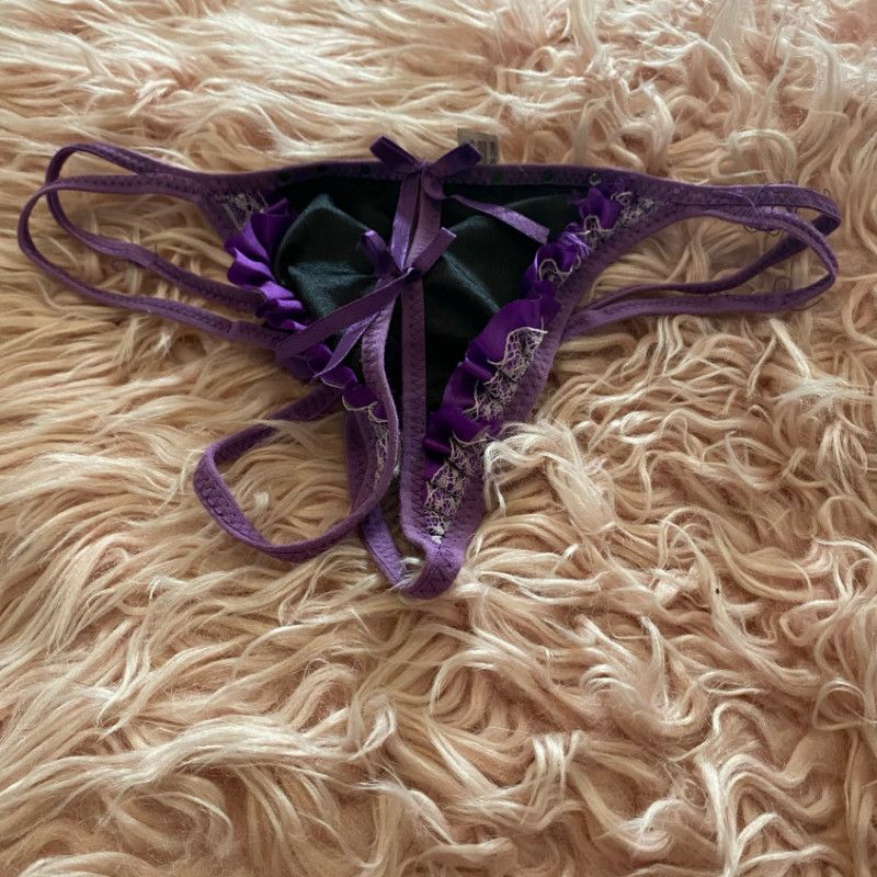 Purple Black G String