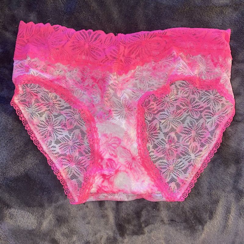 Pink patterned panties