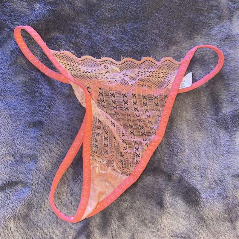 Peach thong panties