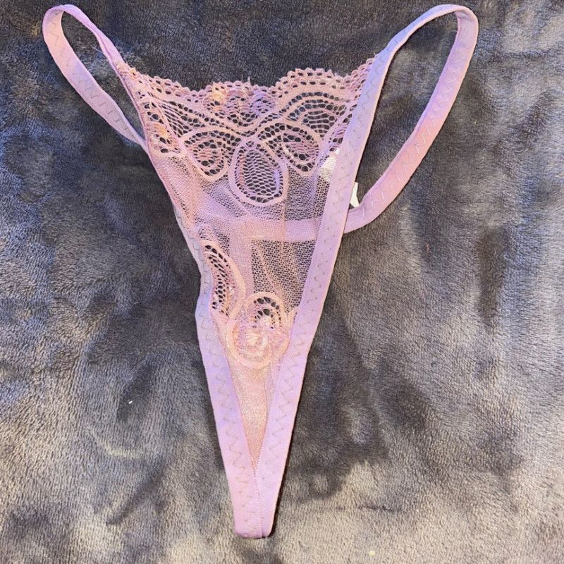 Peach thong panties Can be sold clean