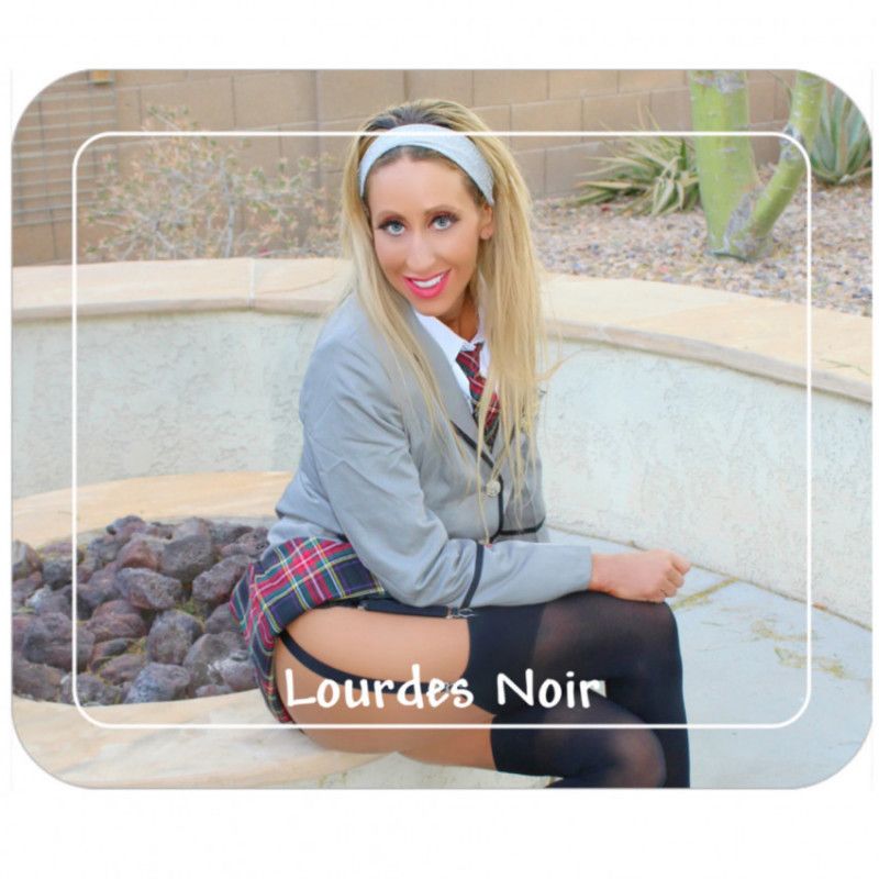 Lourdes Noir Mouse Pad