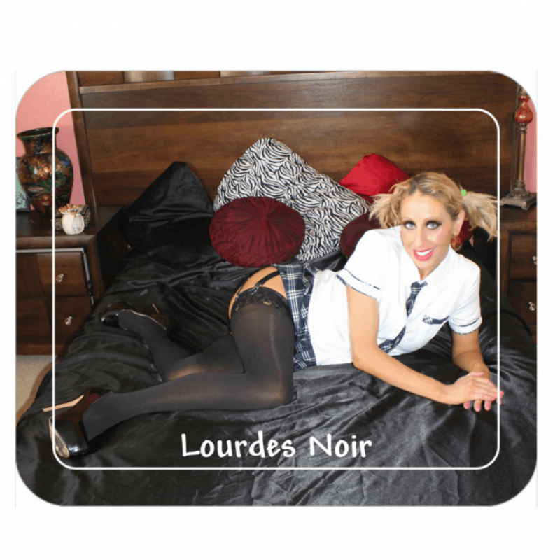 Lourdes Noir Mouse Pad