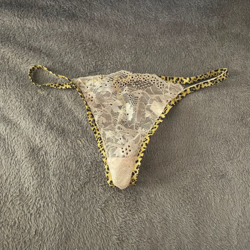 Leopard Skin G String Panties