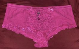 Hot Pink Laced Boyshorts