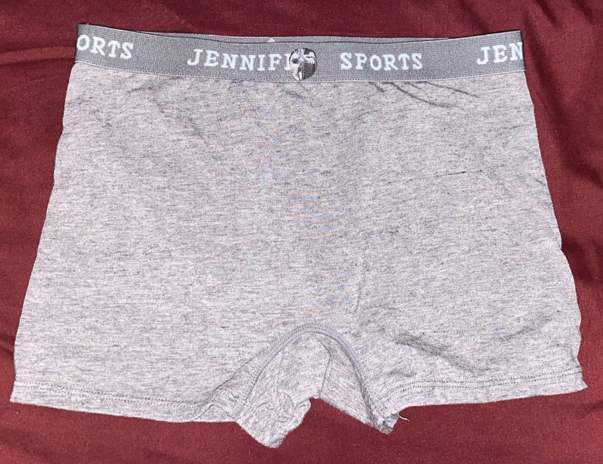 Grey Cotton Womens Boxer