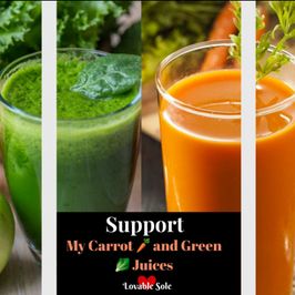 Carrot and Green Juice Suppport