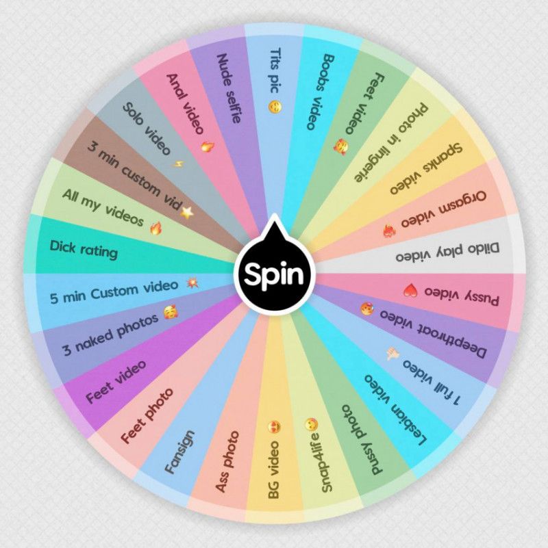 Spin the wheel