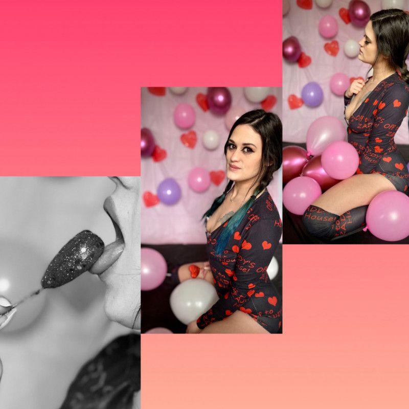 Onesie and flannel v day photo set