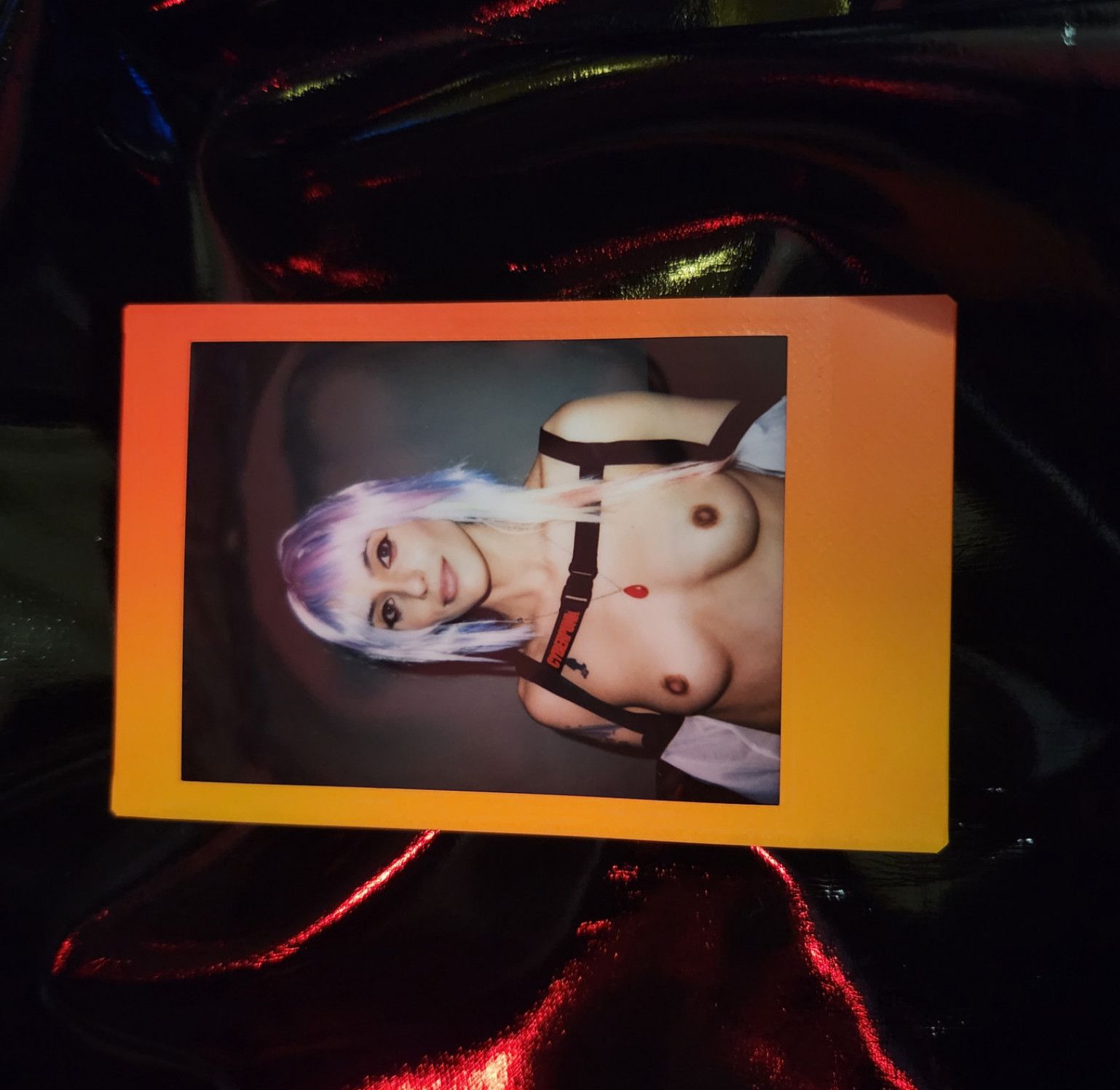 Cyberpunk Lucy Cosplay Polaroid