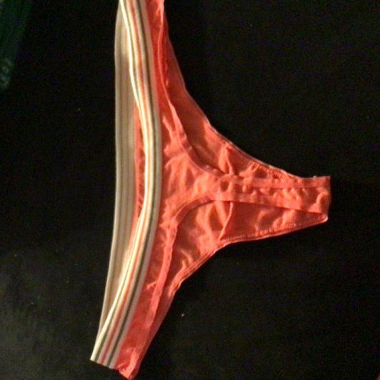 Used plus size cotton thong