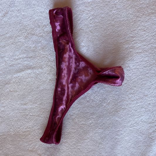 My Sexy Velvet Thong Panties