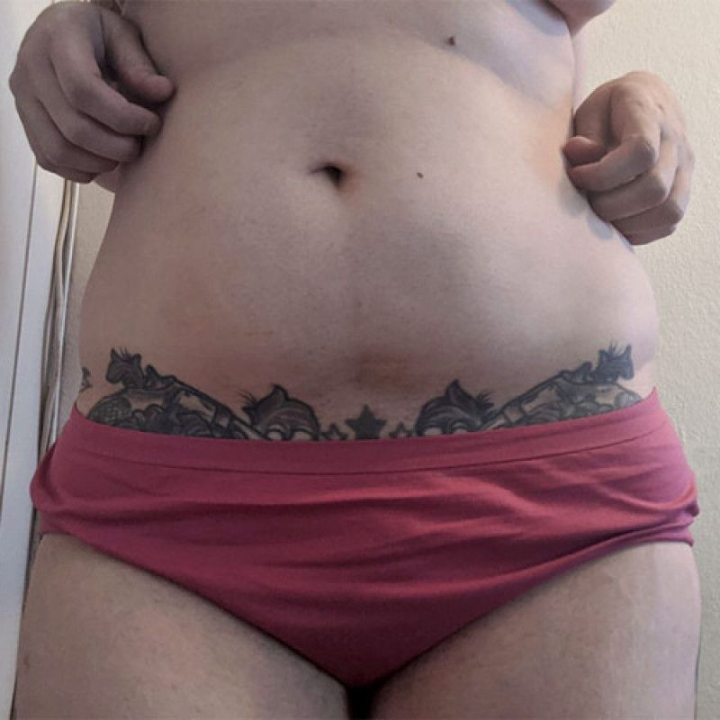 Pink Cotton Used Panties