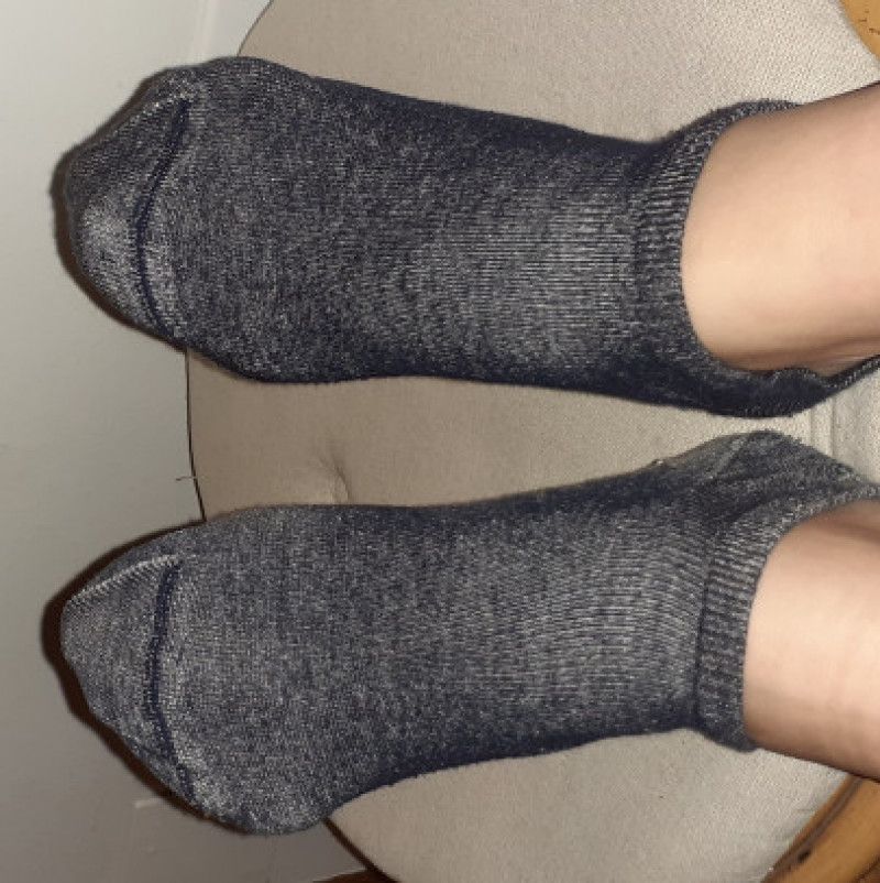 Tiny grey old socks