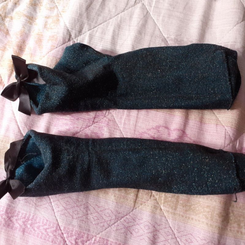 Princess dark green socks