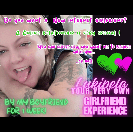 YOUR PERSONALISED INTERNET GIRLFRIEND